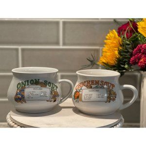 Chicken & Onion Soup Mugs